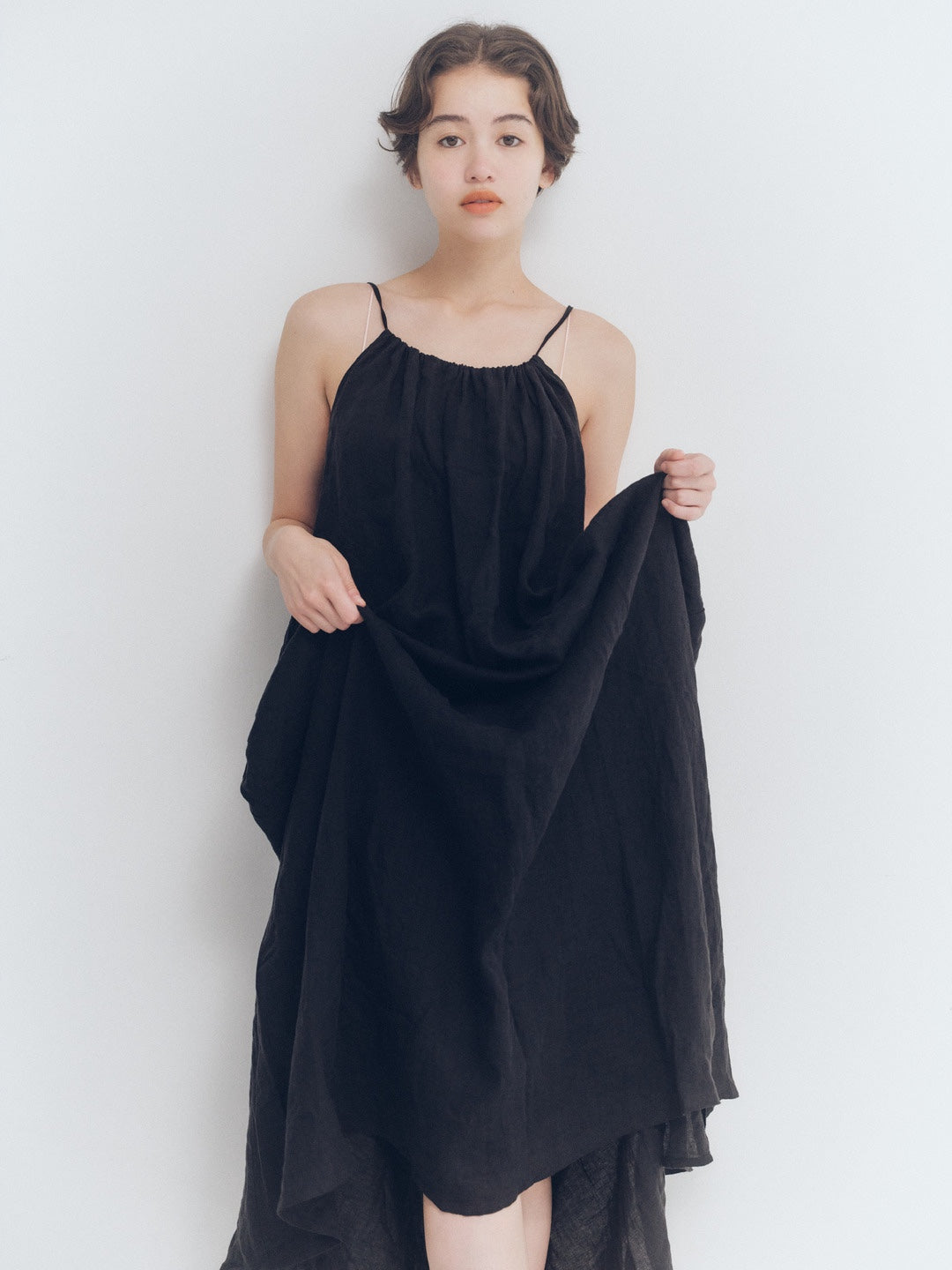 Black Linen Dress