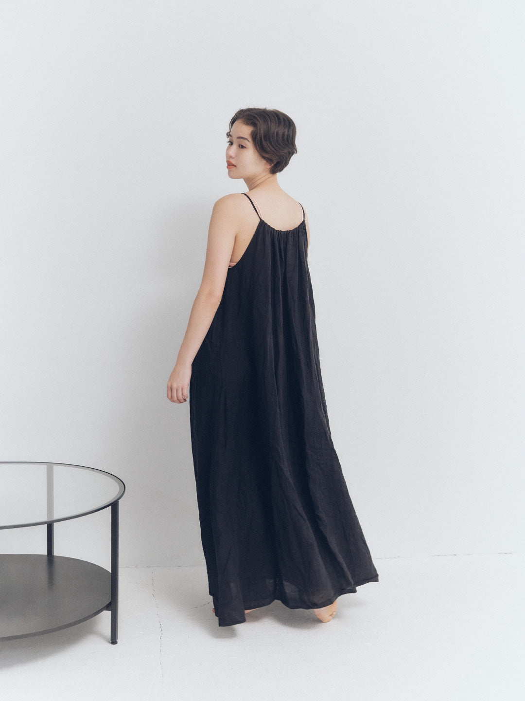 Black Linen Dress