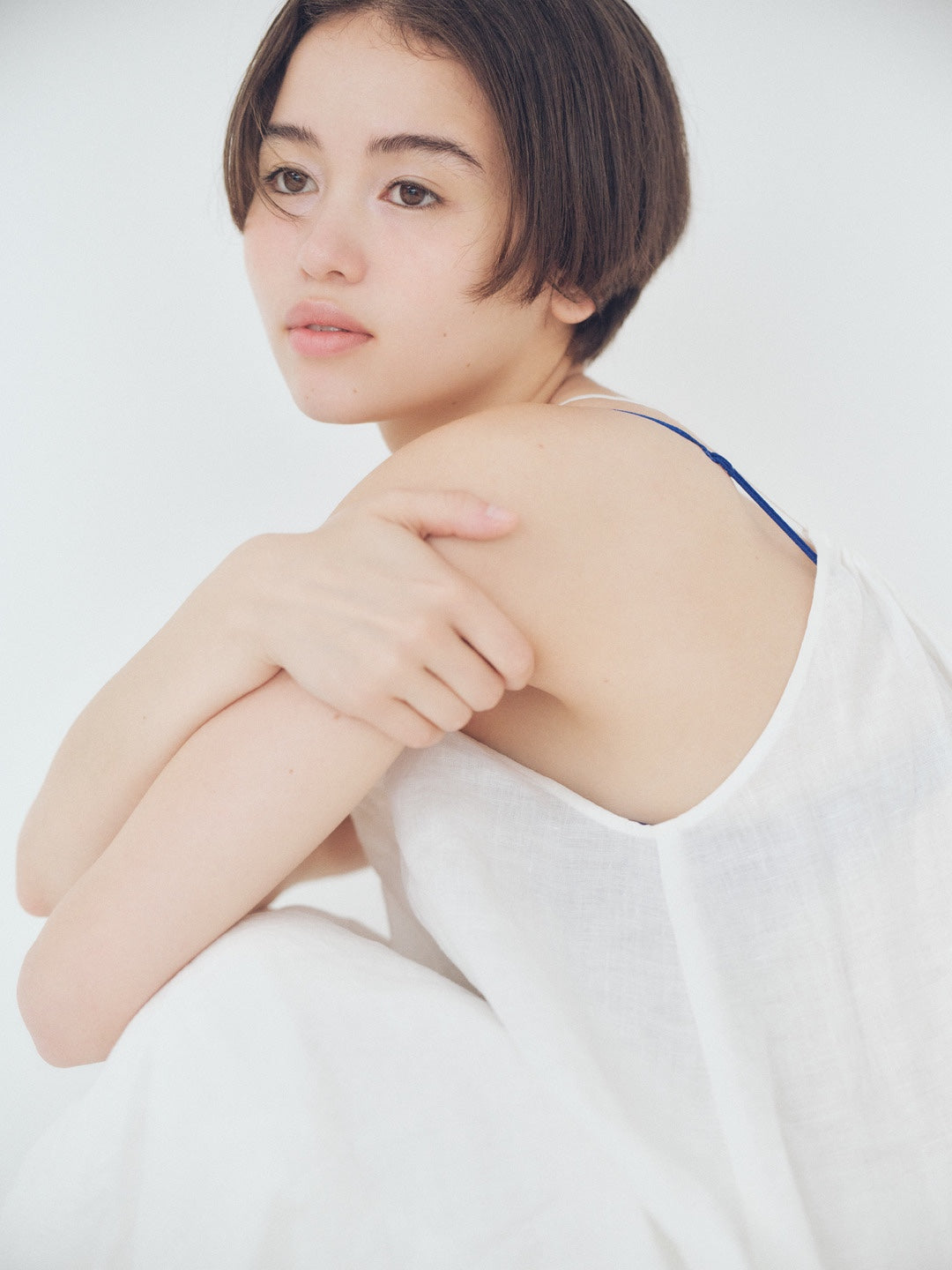 White Linen Dress