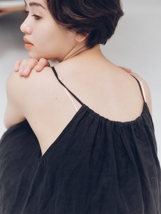 Black Linen Dress