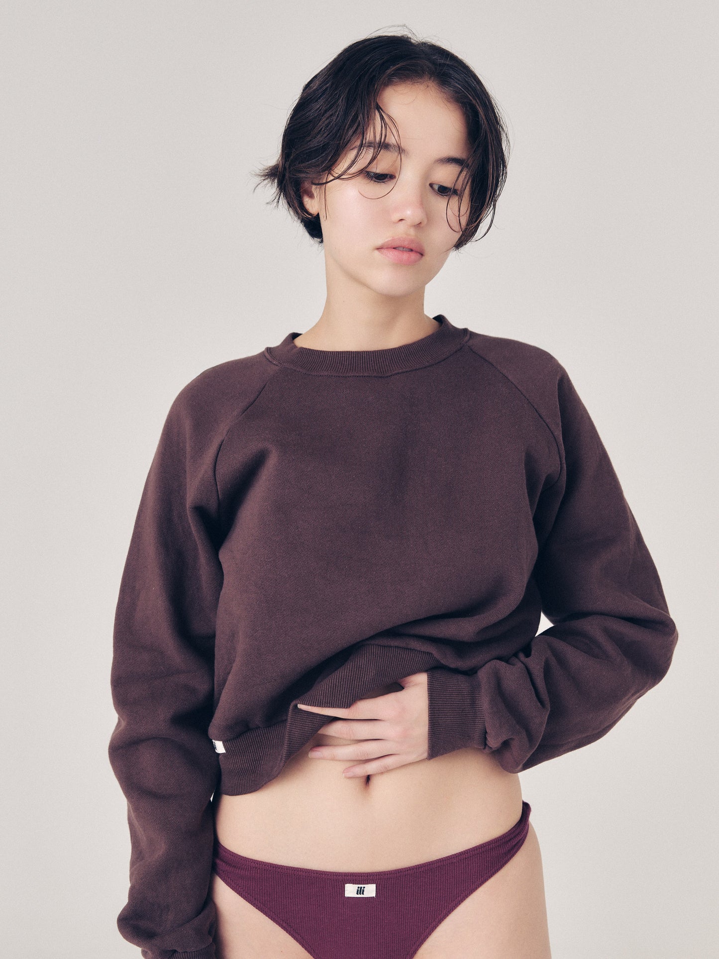 Brown Raglan sweat