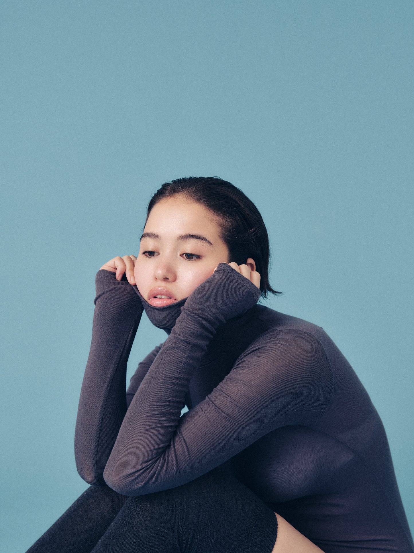 Charcoal Turtleneck