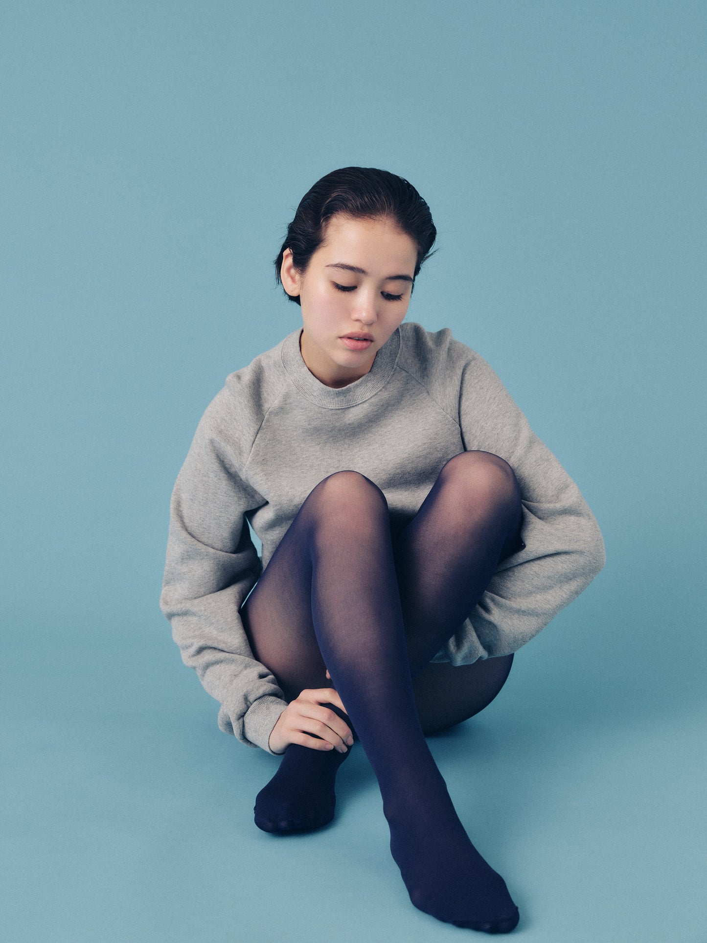 Gray Raglan sweat