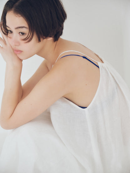White Linen Dress