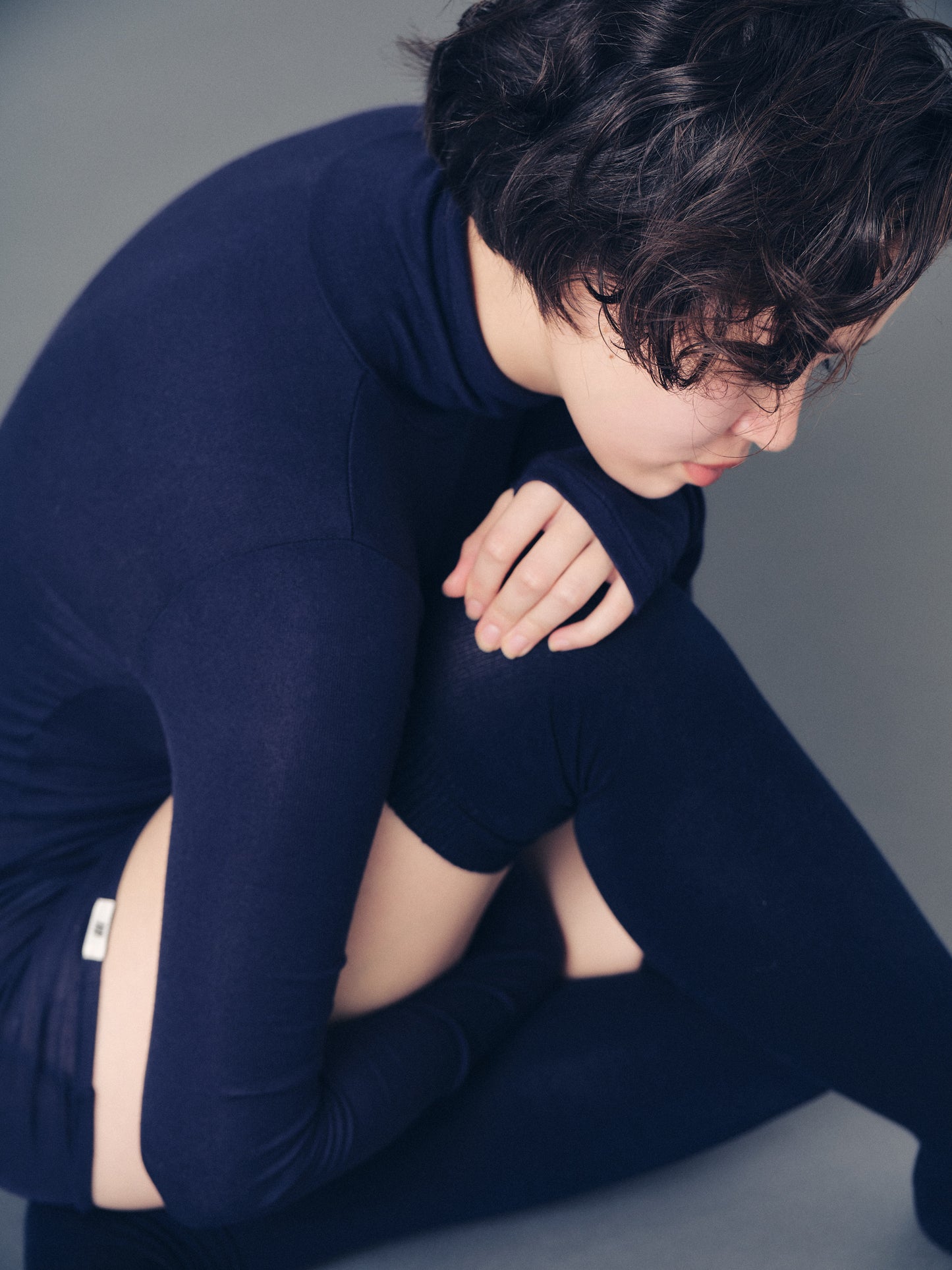 Navy Turtleneck