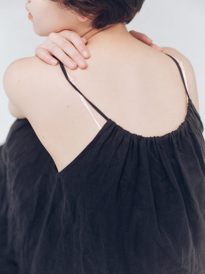 Black Linen Dress